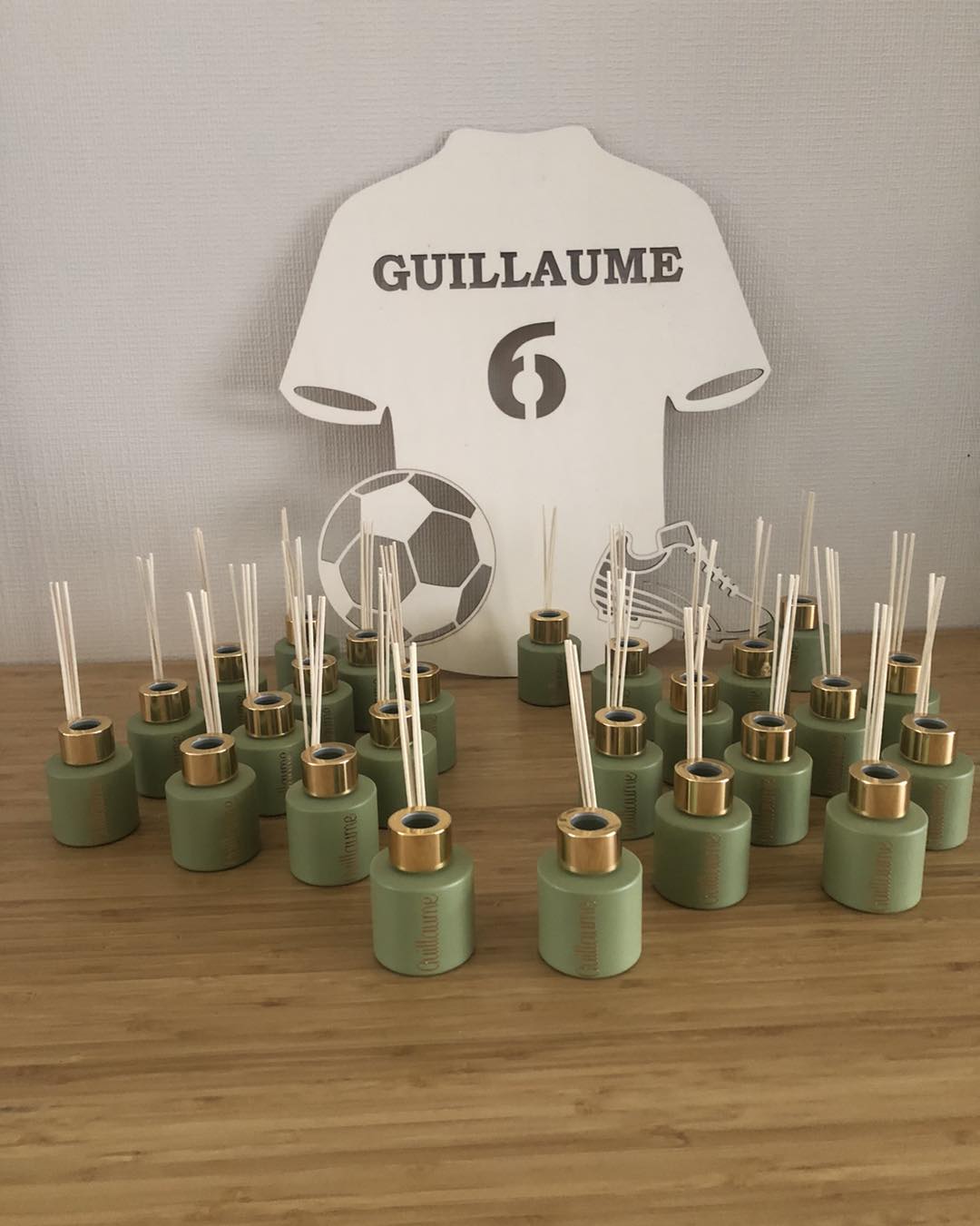 Voetbalshirt met naam en/of nummer