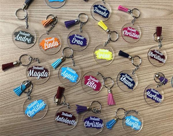 Sleutelhanger met naam