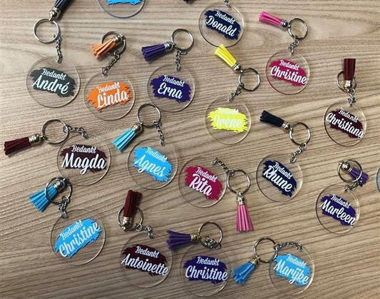 Sleutelhanger met naam